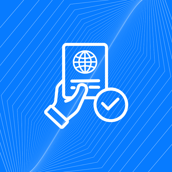 Graphic image of a hand holding a document with a checkmark